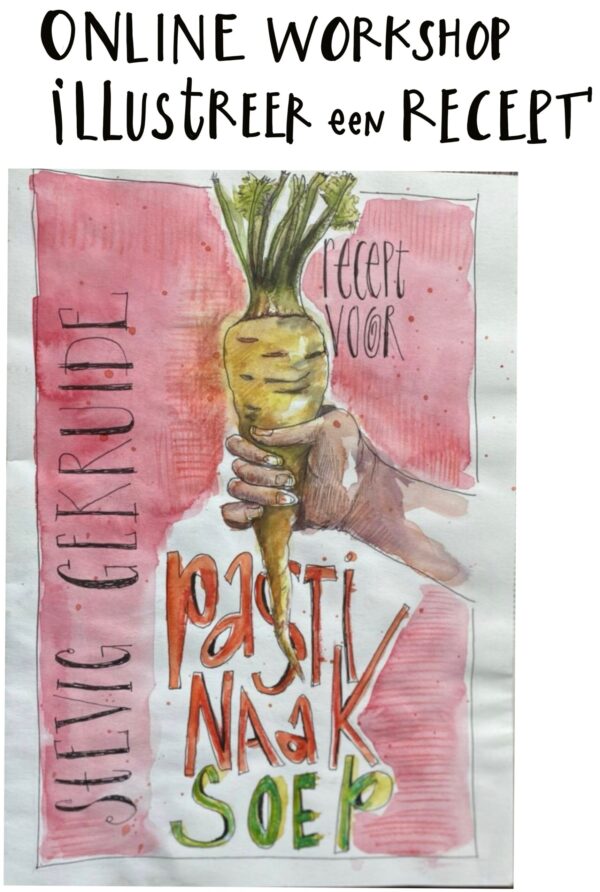 Online workshop Illustreer een recept