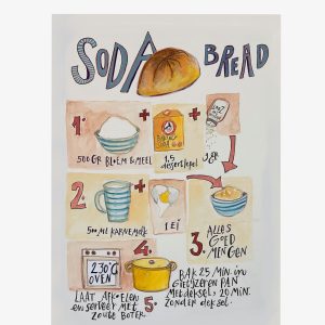 A5 print Soda Bread