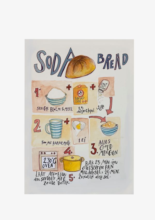 A5 print Soda Bread